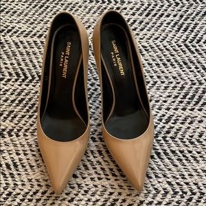 Saint Laurent Paris Patent-leather Pump